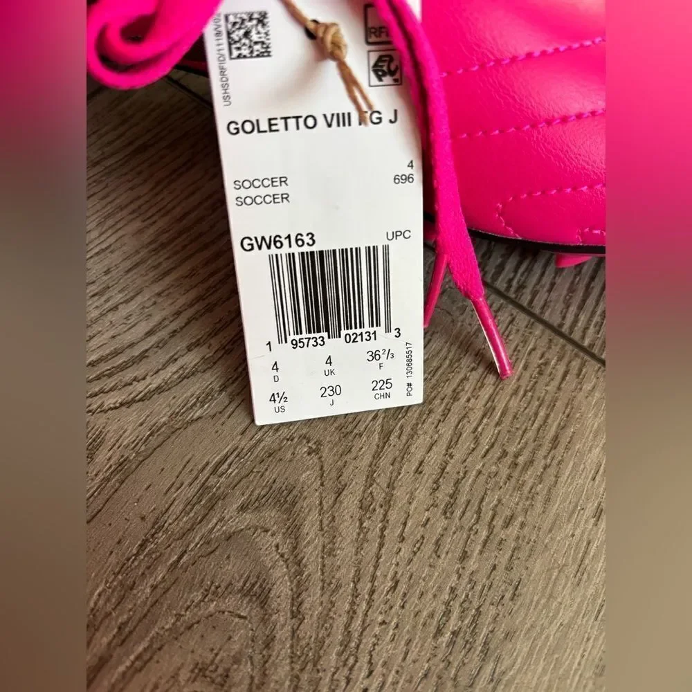 Adidas Goletto VIII Kids Pink Soccer Shoes